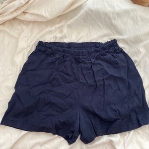 Sotela ethically manufactured navy blue shorts 100% Tencel